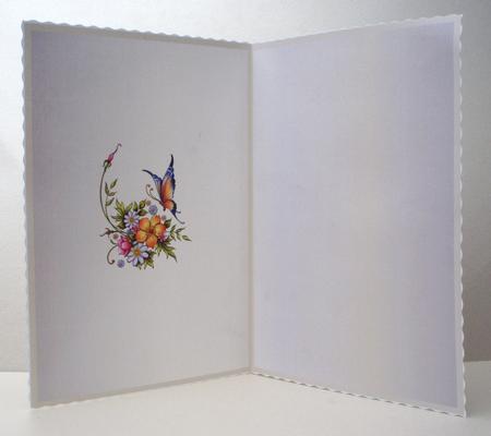 Floral Butterfly Insert by Audrey Brown clifford
