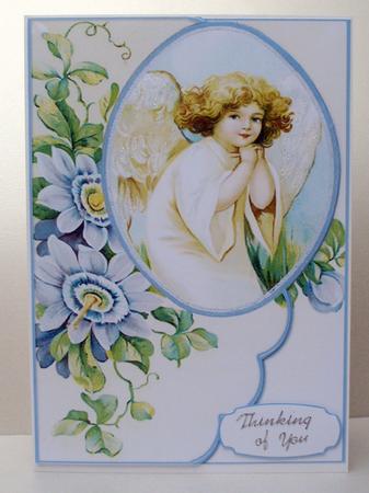 Angel Evnelope Card by Audrey Brown clifford