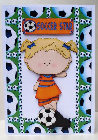Little Miss Soccer Star by Audrey Brown clifford