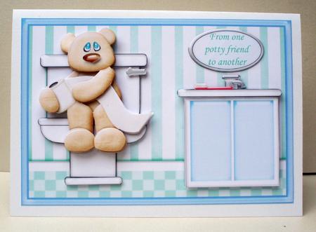 Potty Friend Sheet 2 Birthday or Get Well by Audrey Brown clifford
