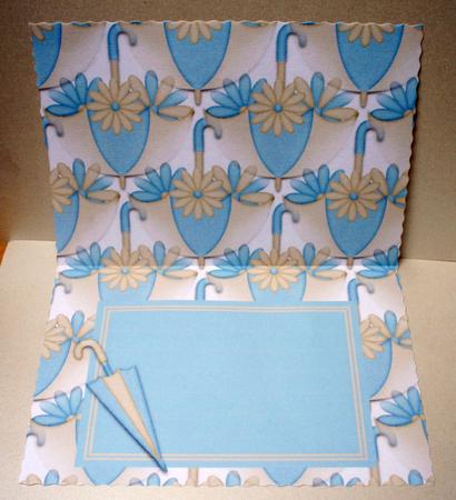 Umbrella with Flowers Insert by Audrey Brown clifford