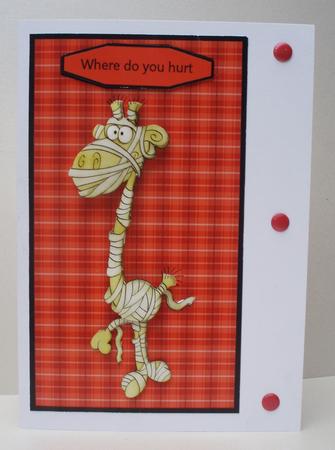 Giraffe Not Welly by Audrey Brown clifford