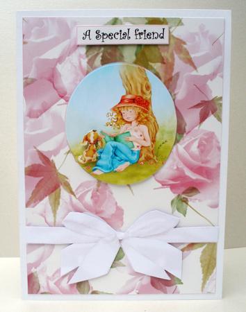 Puppy Love and Roses by Audrey Brown clifford
