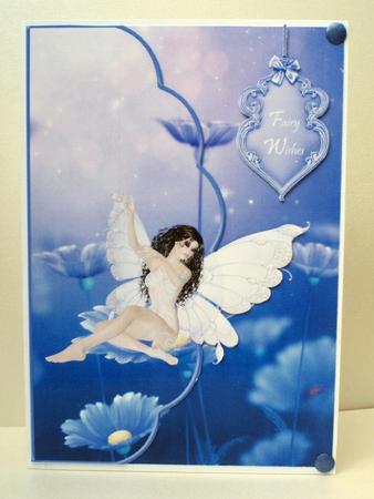 Fairy Wishes Quick Card Front by Audrey Brown clifford