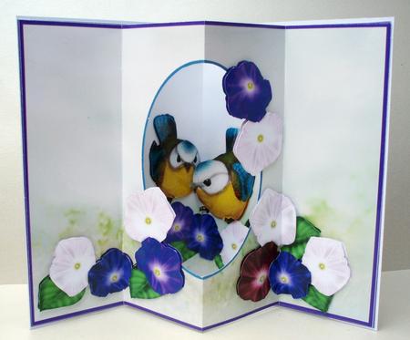 Peep Thru - Morning Glory by Audrey Brown clifford