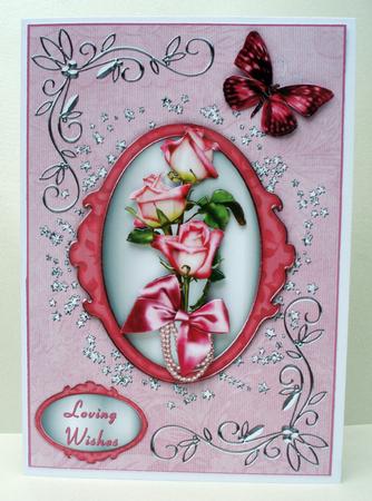 Sweetbriar Surprise Card Front with Step by Step by Audrey Brown clifford