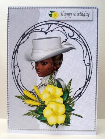 Hibiscus Lady by Audrey Brown clifford
