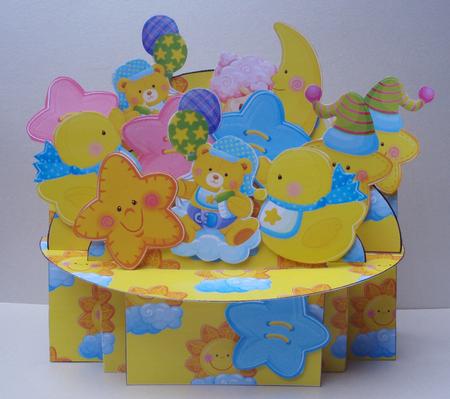 Bundle of Joy 3D Shelf Card by Audrey Brown clifford