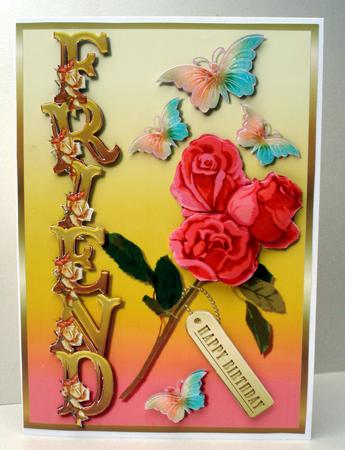 A Bed of Roses - Friend by Audrey Brown clifford