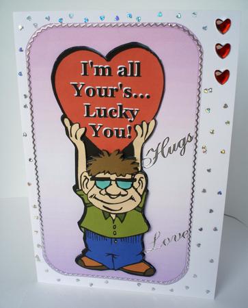 I'm All Your's Decoupage by Audrey Brown clifford