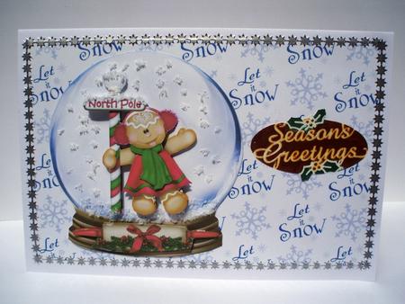 Gingerbread Globe by Audrey Brown clifford