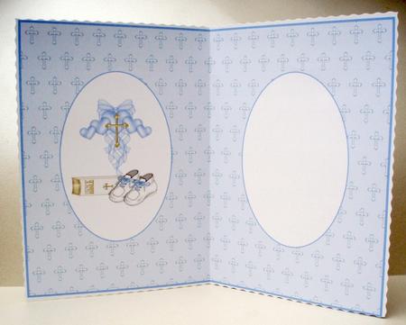 Baby Boy Christening Insert 3 by Audrey Brown clifford