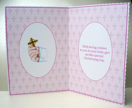 Baby Girl Christening Insert 2 by Audrey Brown clifford