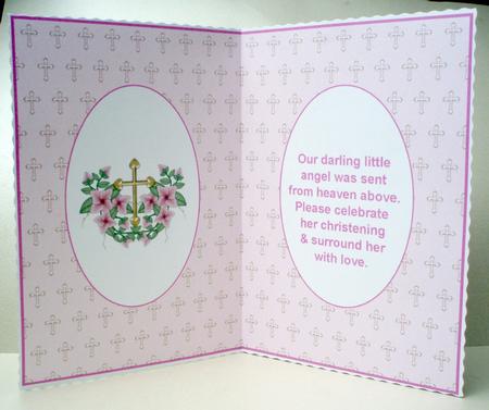 Baby Girl Christening Insert 4 by Audrey Brown clifford