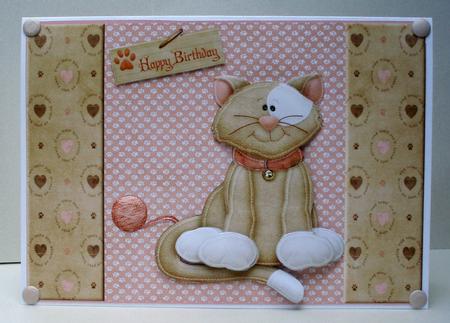 Cats Leave Pawprints in Your Heart with Decoupage by Audrey Brown clifford