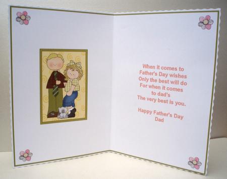Happy Fathers Day Insert by Audrey Brown clifford