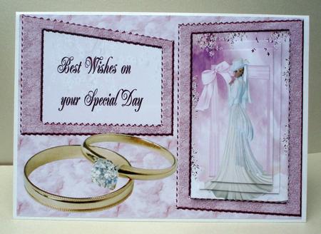 A5 Bride with Rings by Audrey Brown clifford