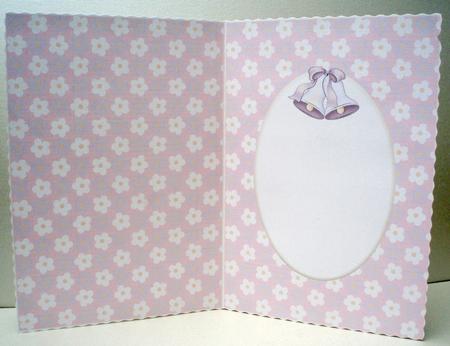 Card Insert for Wedding Blessings Card Front by Audrey Brown clifford