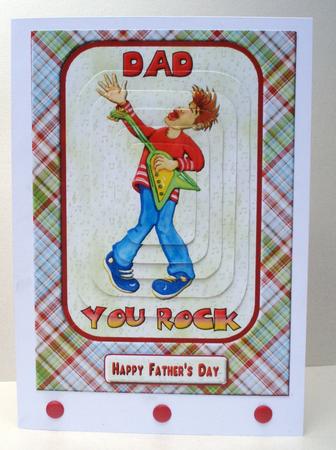 Dad You Rock with Pyramage by Audrey Brown clifford