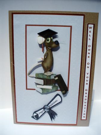 Congratulations on Your Graduation Decoupage by Audrey Brown clifford