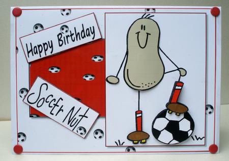 Happy Birthday Soccer Nut by Audrey Brown clifford