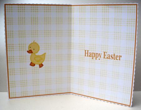 Easter Wishes Cardmaking Insert by Audrey Brown clifford