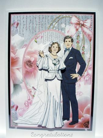 Wedding Extravaganza Bride and Groom by Audrey Brown clifford