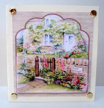 Rose Cottage Scallop Shape by Audrey Brown clifford