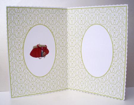 A Girly Purse 3 Cardmaking Insert by Audrey Brown clifford
