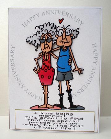 Humorous Anniversary by Audrey Brown clifford