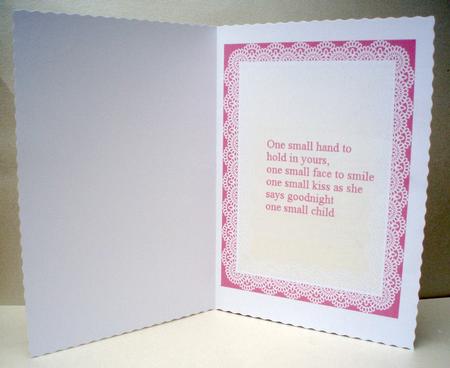 Baby Girl Insert by Audrey Brown clifford