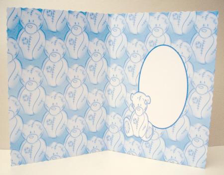 Gavin Bear Baby Boy Insert by Audrey Brown clifford