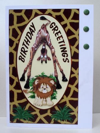 Peek-a-boo Decoupage Topper by Audrey Brown clifford