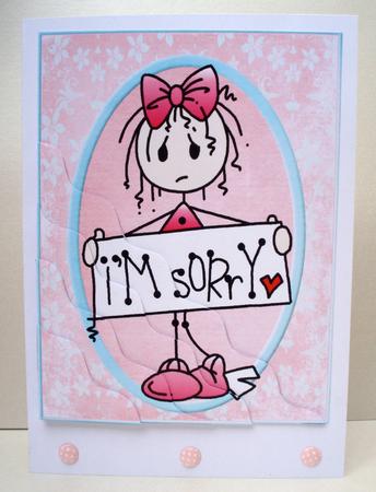 I,m Sorry Side Stacker by Audrey Brown clifford