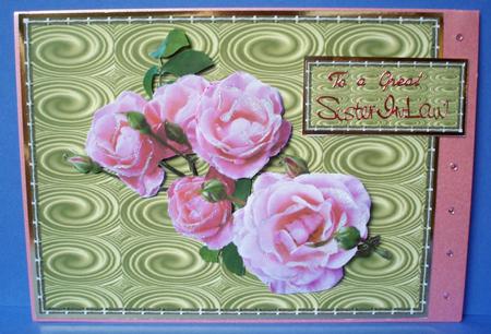 Rose on Gold by Audrey Brown clifford