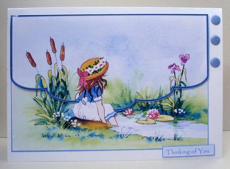 Girl by the Pond by Audrey Brown clifford