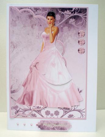 Pink Lovely Envelope Card by Audrey Brown clifford