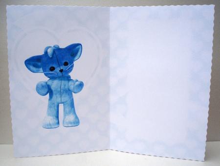 Blue Hugs Insert Two by Audrey Brown clifford