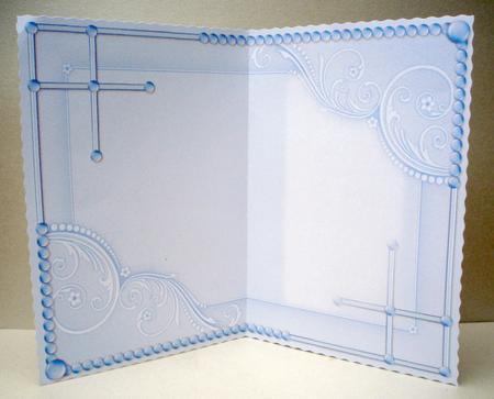 Flirty Frocks in Blue A5 Insert by Audrey Brown clifford