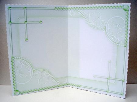 Flirty Frocks in Green A5 Insert by Audrey Brown clifford