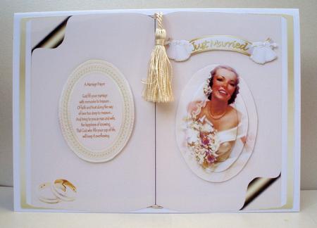 Just Married Open Book by Audrey Brown clifford