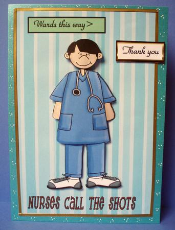 Nurses Call the Shots Male by Audrey Brown clifford