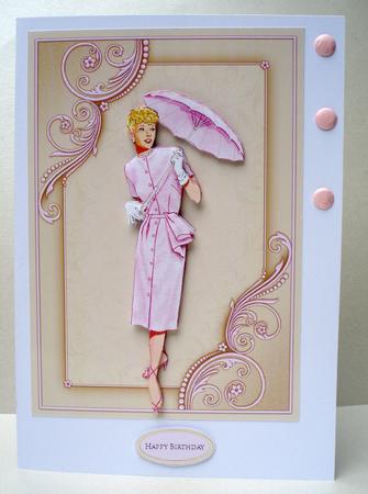 Pink Parasol by Audrey Brown clifford