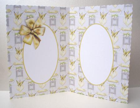 Cream Yellow Butterflies Insert by Audrey Brown clifford