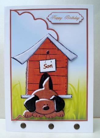 Lazy Puppy by Audrey Brown clifford