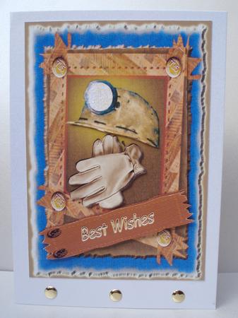 'miners' Topper for Birthday and Other by Audrey Brown clifford