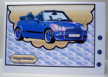My Blue Mini by Audrey Brown clifford