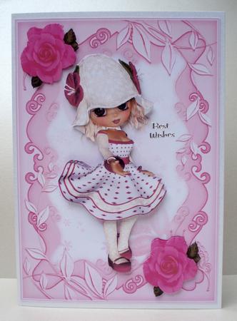 Shall We Dance , Cute Little Vintage Lady by Audrey Brown clifford