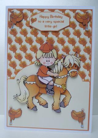 My Little Pony Card Front by Audrey Brown clifford
