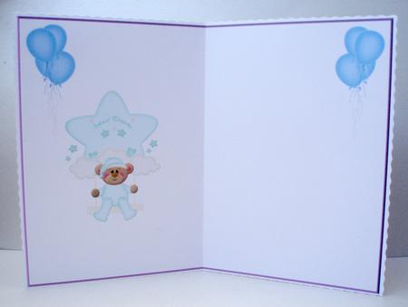Sweet Dreams Baby Boy Insert 1 by Audrey Brown clifford